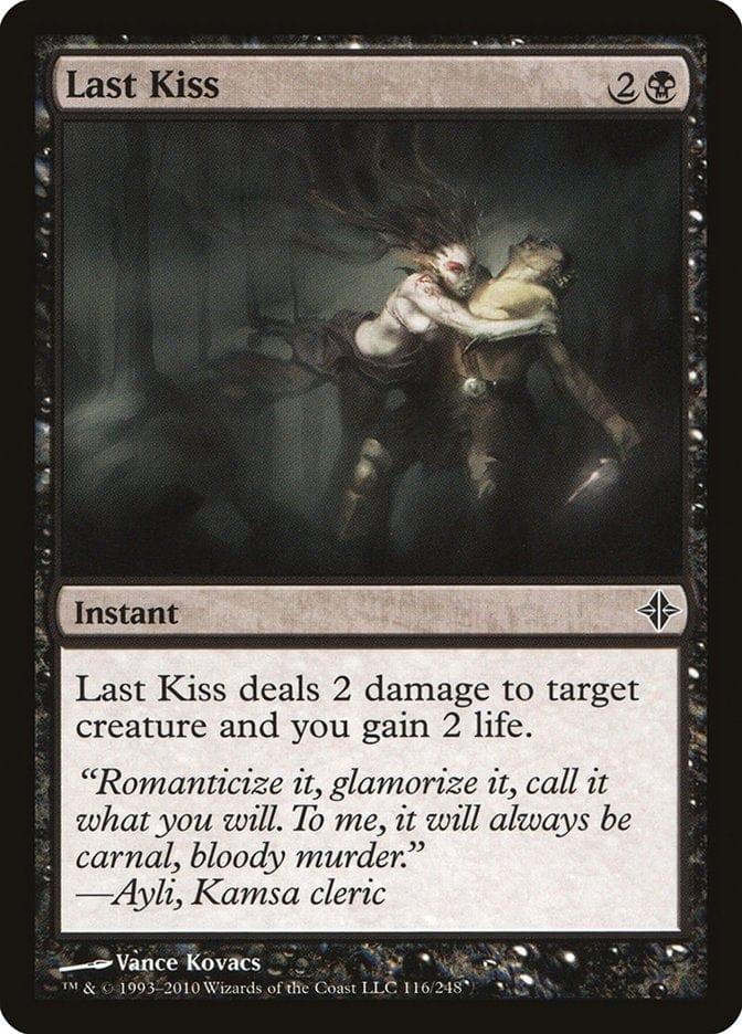 Magic: The Gathering MTG Single Last Kiss [Rise of the Eldrazi]