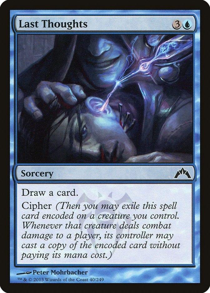 Magic: The Gathering MTG Single Last Thoughts [Gatecrash]