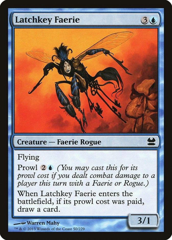 Magic: The Gathering MTG Single Latchkey Faerie [Modern Masters]
