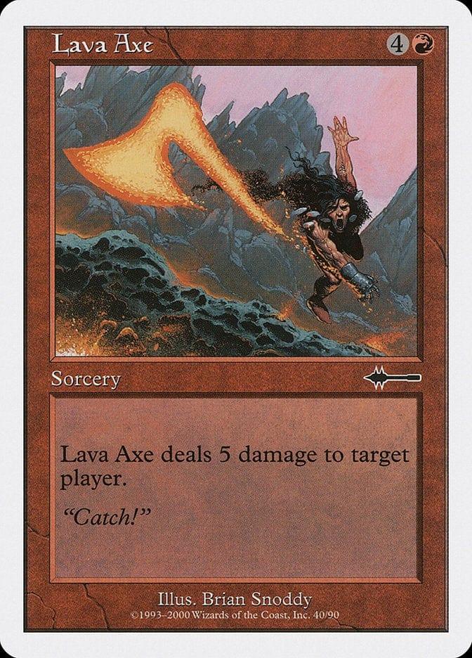 Magic: The Gathering MTG Single Lava Axe [Beatdown Box Set]
