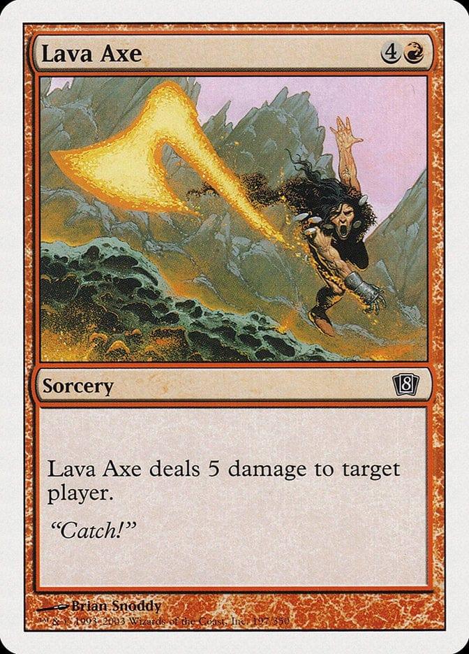 Magic: The Gathering MTG Single Lava Axe [Eighth Edition]