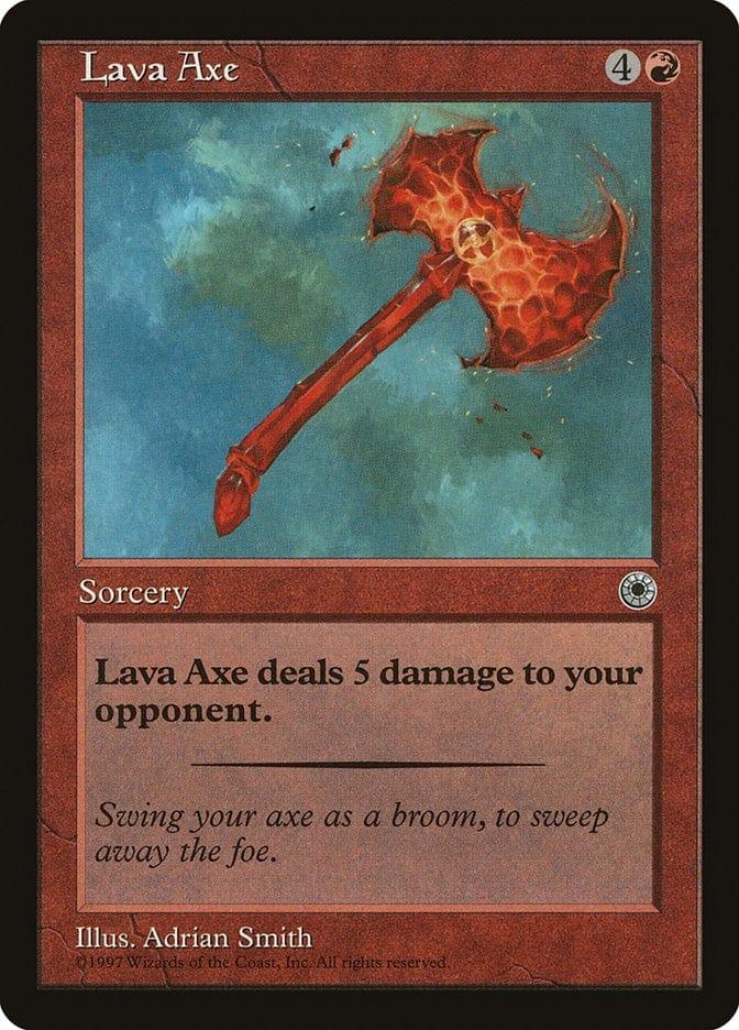 Magic: The Gathering MTG Single Lava Axe [Portal]