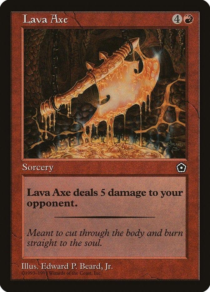 Magic: The Gathering MTG Single Lava Axe [Portal Second Age]
