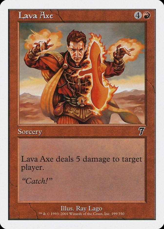 Magic: The Gathering MTG Single Lava Axe [Seventh Edition]