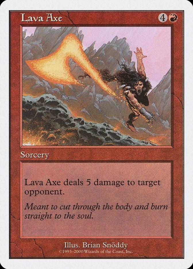 Magic: The Gathering MTG Single Lava Axe [Starter 2000]