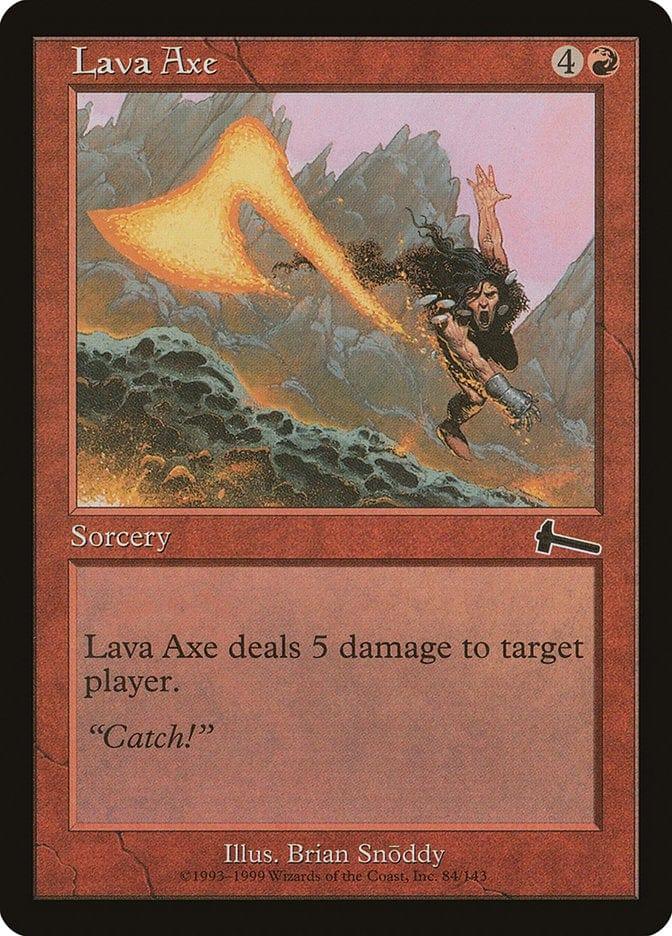 Magic: The Gathering MTG Single Lava Axe [Urza's Legacy]