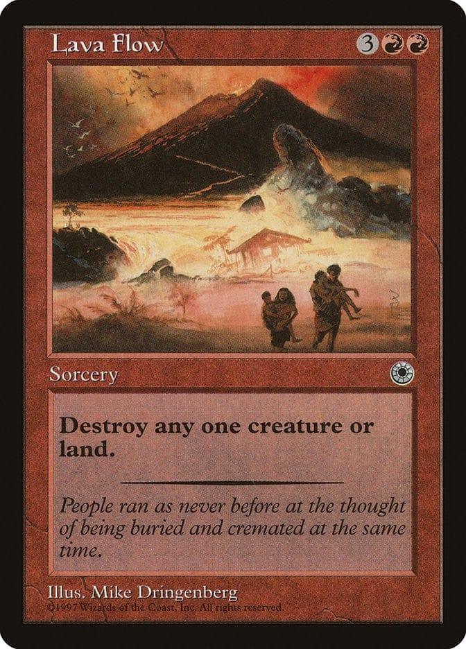 Magic: The Gathering MTG Single Lava Flow [Portal]