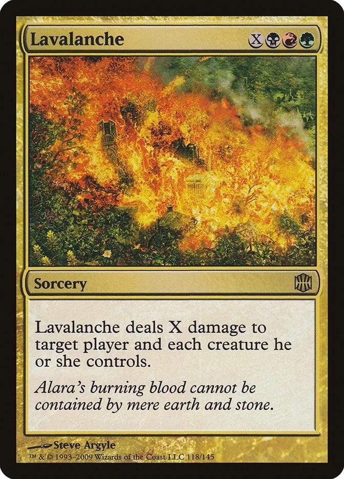 Magic: The Gathering MTG Single Lavalanche [Alara Reborn]