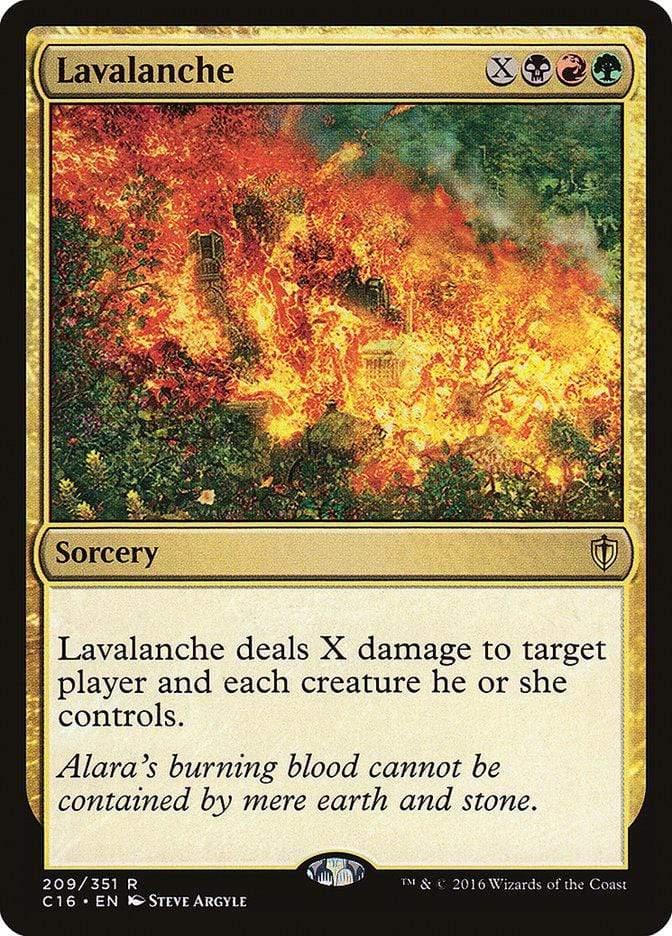 Magic: The Gathering MTG Single Lavalanche [Commander 2016]