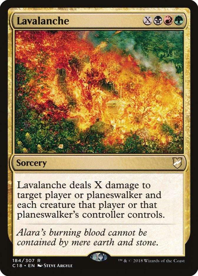 Magic: The Gathering MTG Single Lavalanche [Commander 2018]