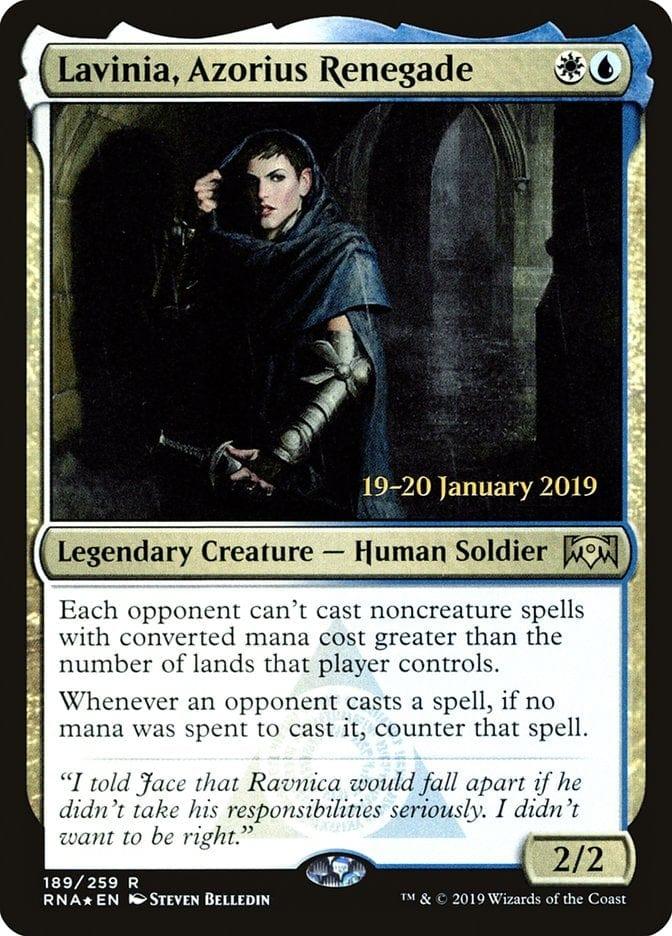 Magic: The Gathering MTG Single Lavinia, Azorius Renegade [Ravnica Allegiance Prerelease Promos]