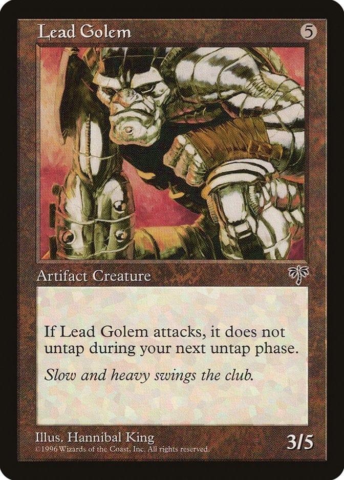Magic: The Gathering MTG Single Lead Golem [Mirage]