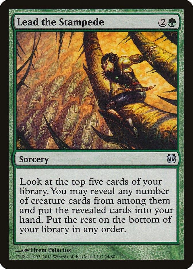 Magic: The Gathering MTG Single Lead the Stampede [Duel Decks: Ajani vs. Nicol Bolas]