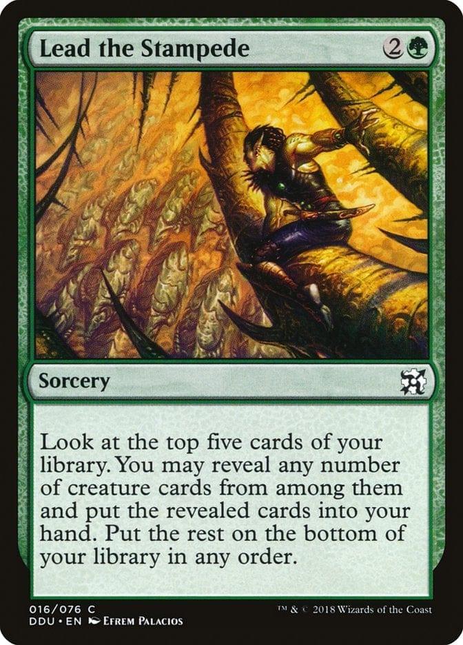 Magic: The Gathering MTG Single Lead the Stampede [Duel Decks: Elves vs. Inventors]
