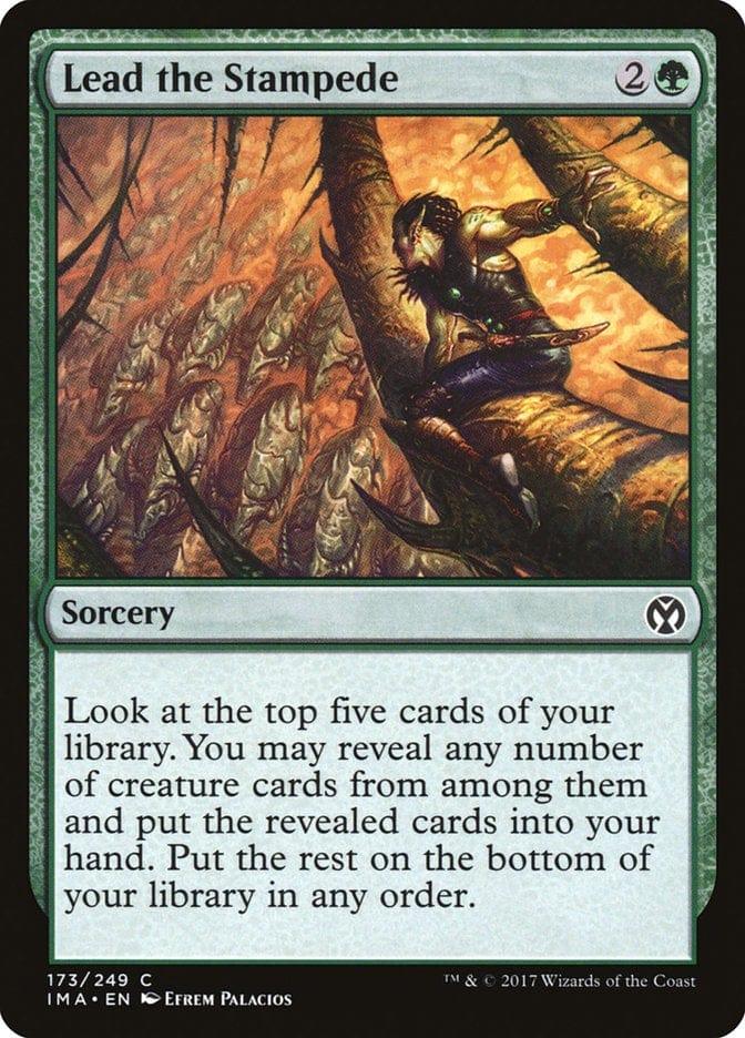 Magic: The Gathering MTG Single Lead the Stampede [Iconic Masters]
