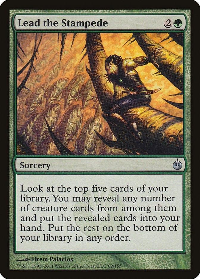 Magic: The Gathering MTG Single Lead the Stampede [Mirrodin Besieged]