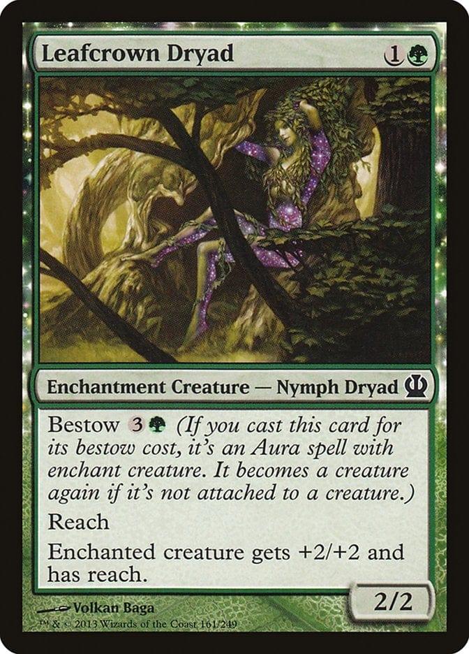 Magic: The Gathering MTG Single Leafcrown Dryad [Theros]