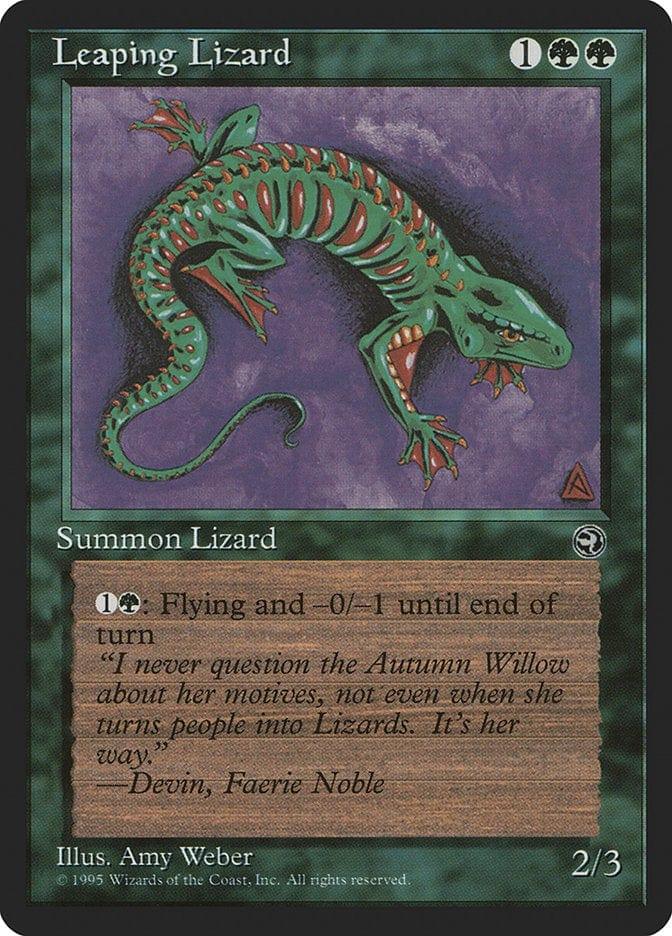 Magic: The Gathering MTG Single Leaping Lizard [Homelands]