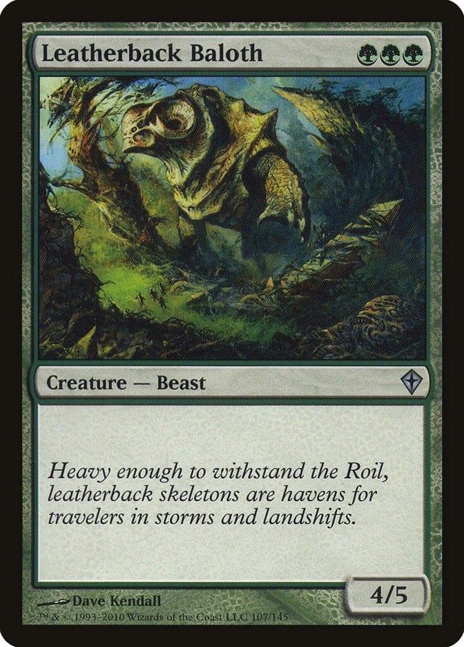 Magic: The Gathering MTG Single Leatherback Baloth [Worldwake]