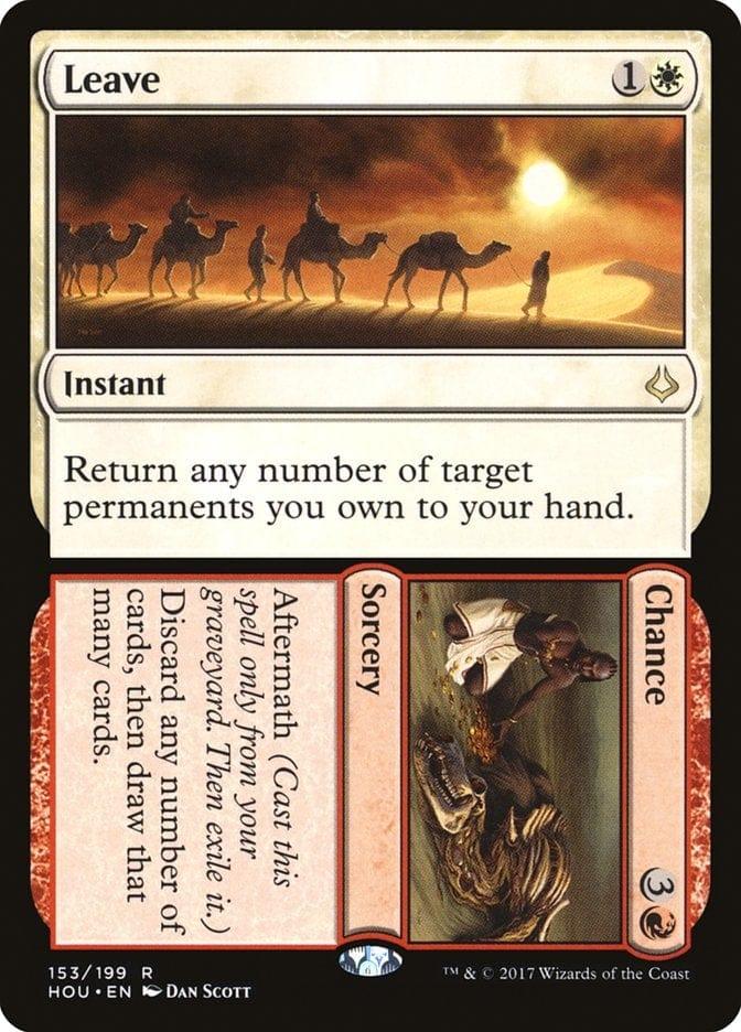 Magic: The Gathering MTG Single Leave // Chance [Hour of Devastation]