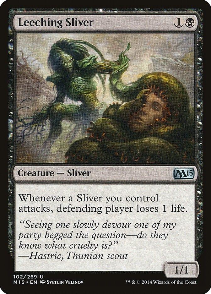 Magic: The Gathering MTG Single Leeching Sliver [Magic 2015]