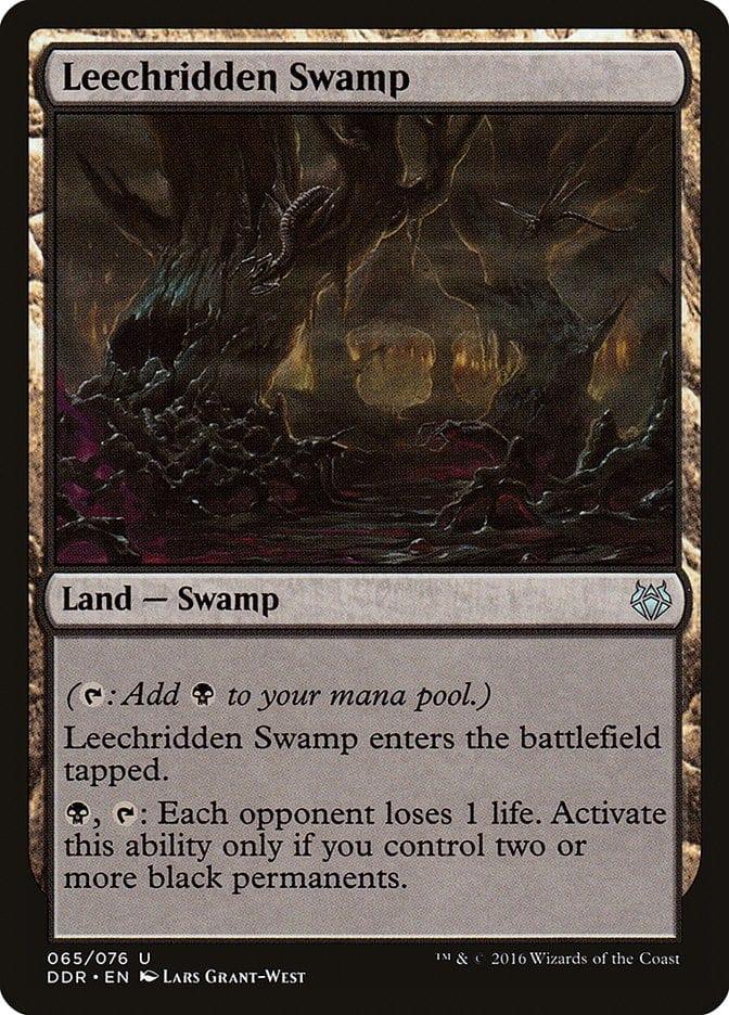 Magic: The Gathering MTG Single Leechridden Swamp [Duel Decks: Nissa vs. Ob Nixilis]