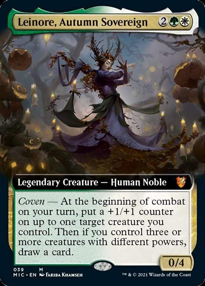 Magic: The Gathering MTG Single Leinore, Autumn Sovereign (Extended) [Innistrad: Midnight Hunt Commander]