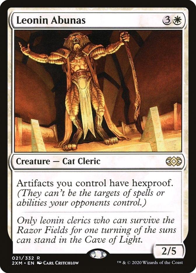 Magic: The Gathering MTG Single Leonin Abunas [Double Masters]