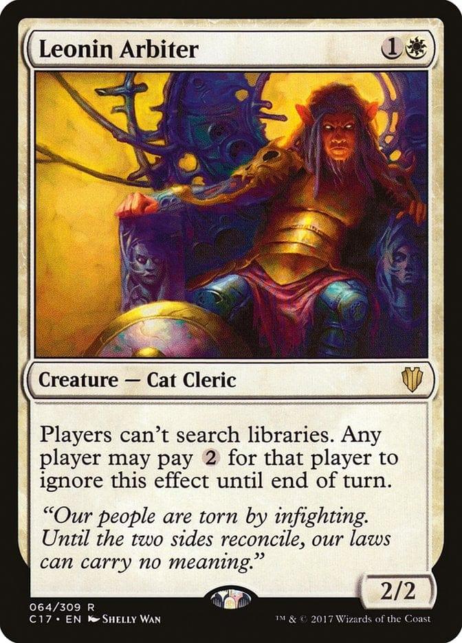 Magic: The Gathering MTG Single Leonin Arbiter [Commander 2017]