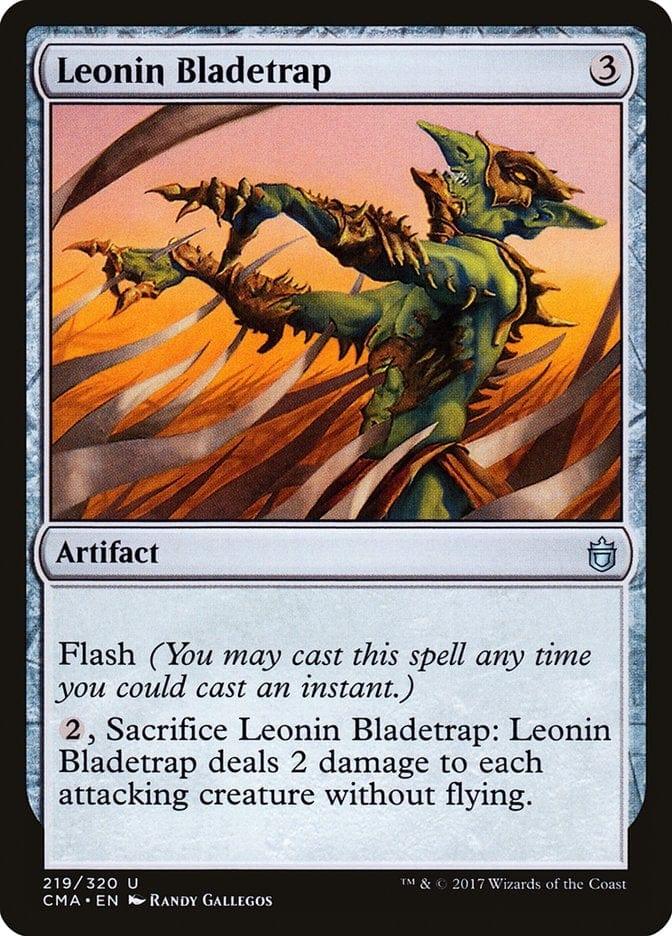 Magic: The Gathering MTG Single Leonin Bladetrap [Commander Anthology]