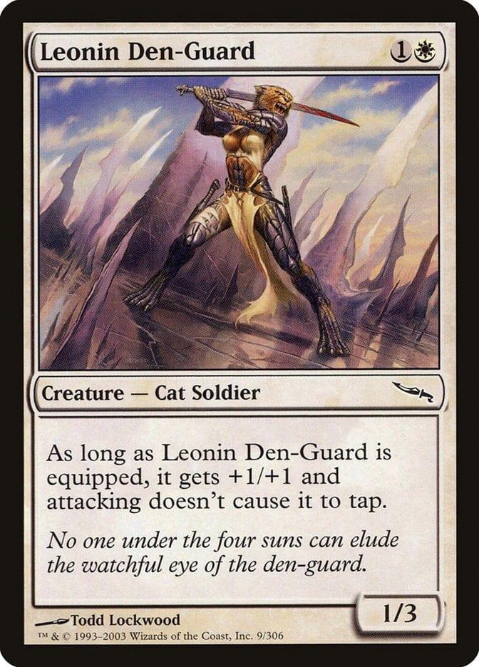 Magic: The Gathering MTG Single Leonin Den-Guard [Mirrodin]