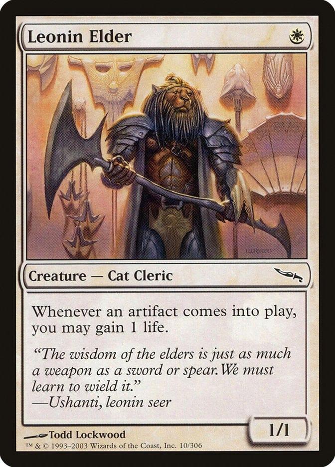 Magic: The Gathering MTG Single Leonin Elder [Mirrodin]