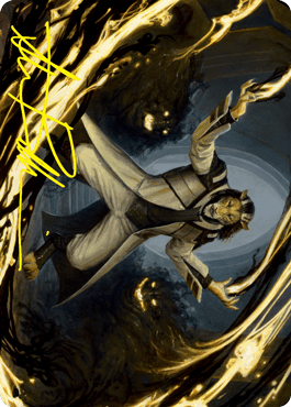 Magic: The Gathering MTG Single Leonin Lightscribe Art Card (Gold-Stamped Signature) [Strixhaven: School of Mages Art Series]