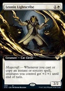 Magic: The Gathering MTG Single Leonin Lightscribe (Extended) [Strixhaven: School of Mages]