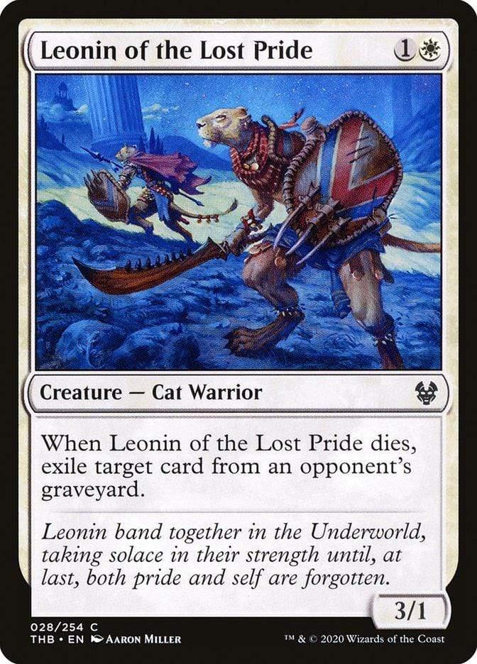 Magic: The Gathering MTG Single Leonin of the Lost Pride [Theros Beyond Death]