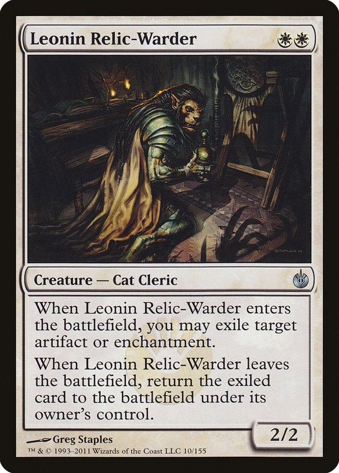 Magic: The Gathering MTG Single Leonin Relic-Warder [Mirrodin Besieged]