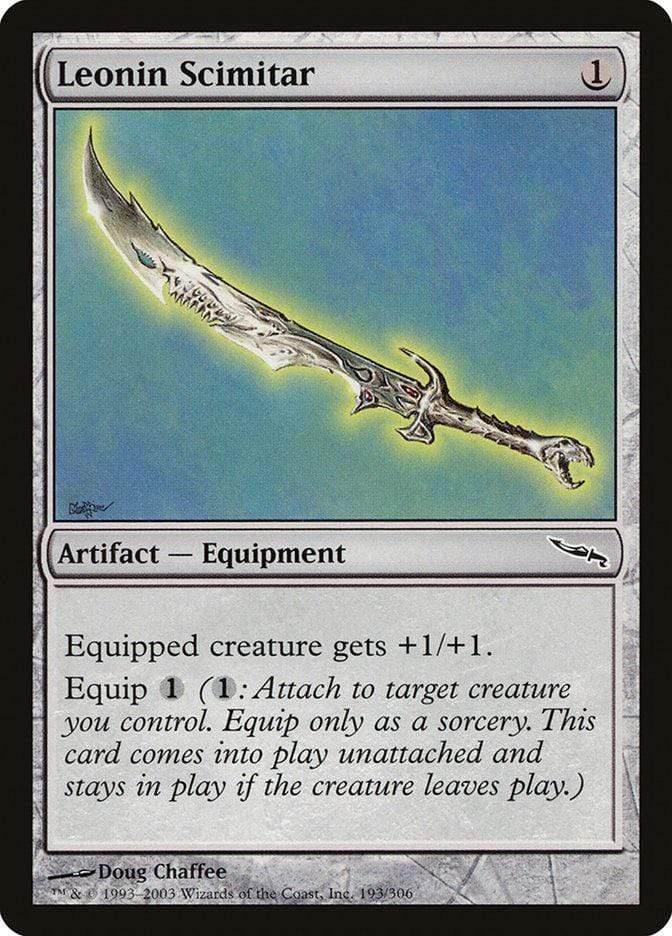 Magic: The Gathering MTG Single Leonin Scimitar [Mirrodin]