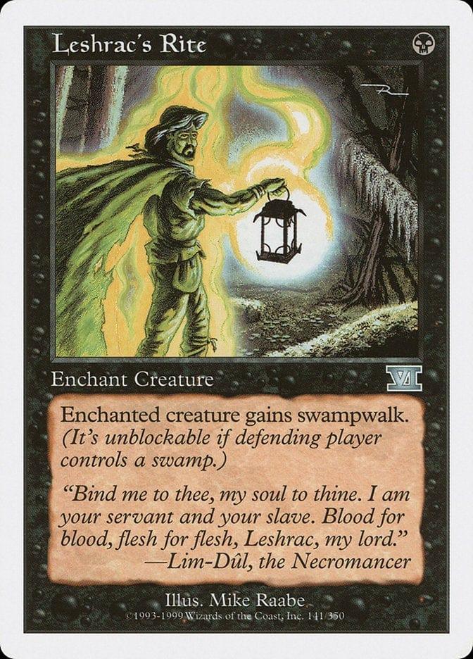 Magic: The Gathering MTG Single Leshrac's Rite [Classic Sixth Edition]