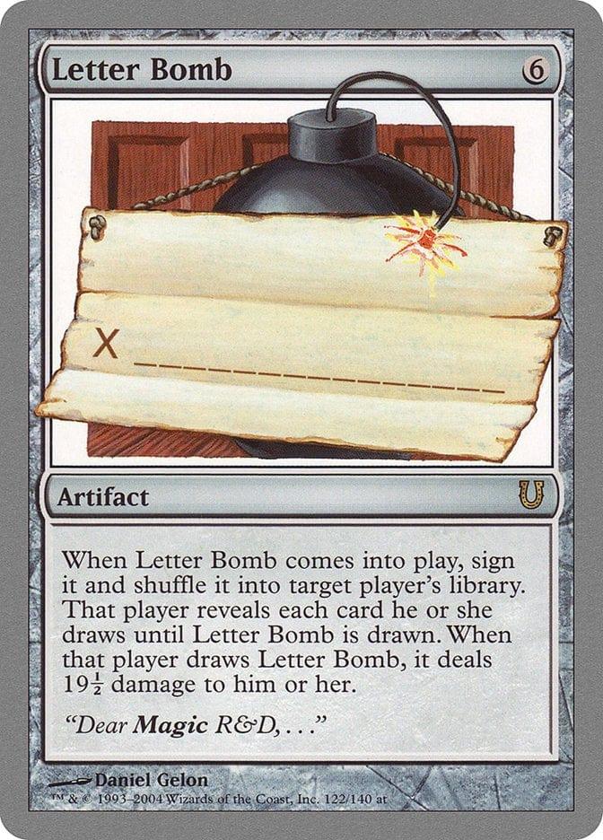 Magic: The Gathering MTG Single Letter Bomb [Unhinged]