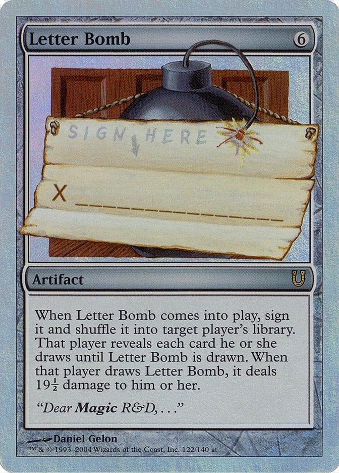 Magic: The Gathering MTG Single Letter Bomb [Unhinged]
