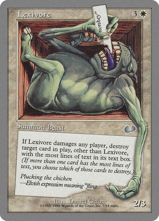 Magic: The Gathering MTG Single Lexivore [Unglued]