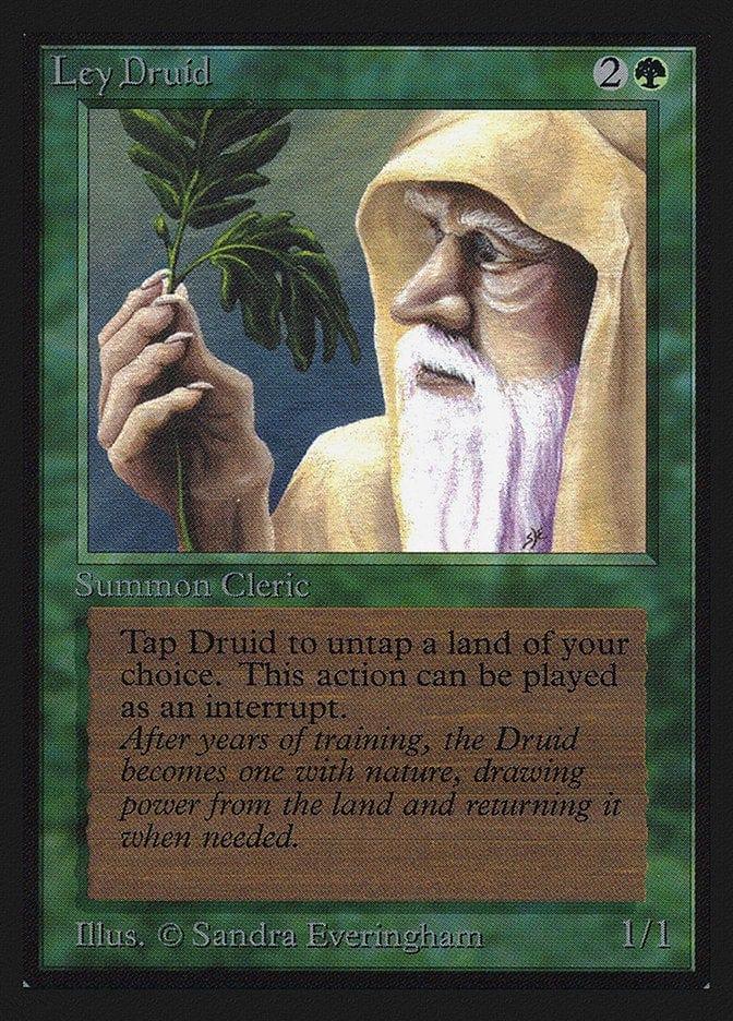 Magic: The Gathering MTG Single Ley Druid [International Collectors’ Edition]