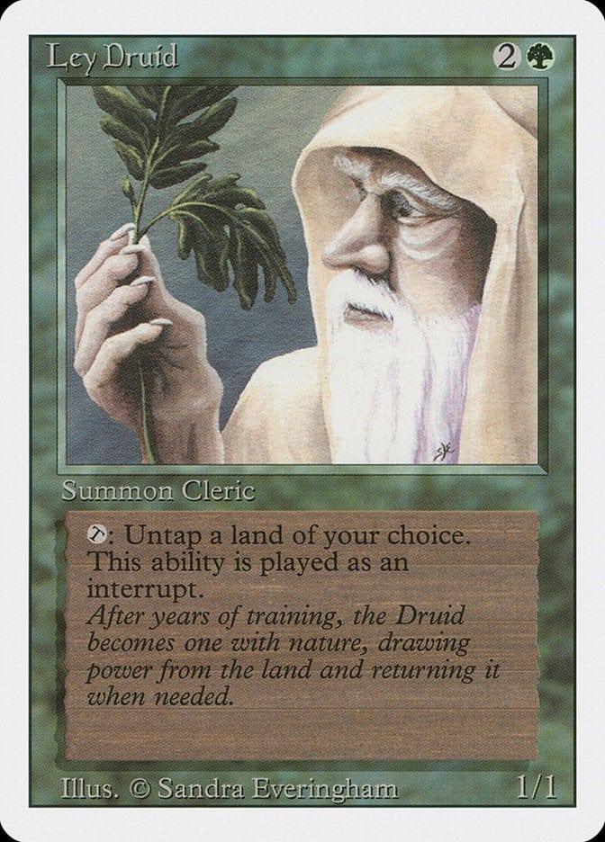 Magic: The Gathering MTG Single Ley Druid [Revised Edition]
