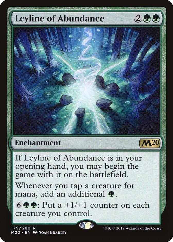 Magic: The Gathering MTG Single Leyline of Abundance [Core Set 2020]