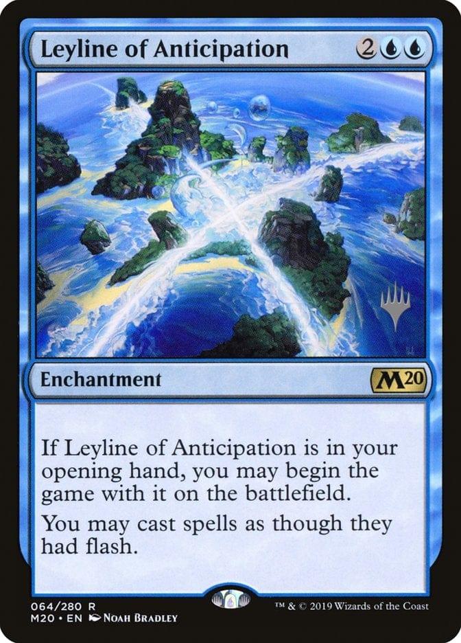 Magic: The Gathering MTG Single Leyline of Anticipation (Promo Pack) [Core Set 2020 Promos]
