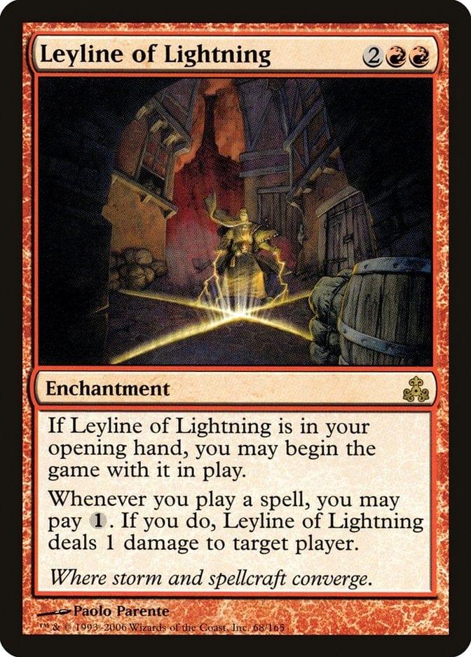 Magic: The Gathering MTG Single Leyline of Lightning [Guildpact]