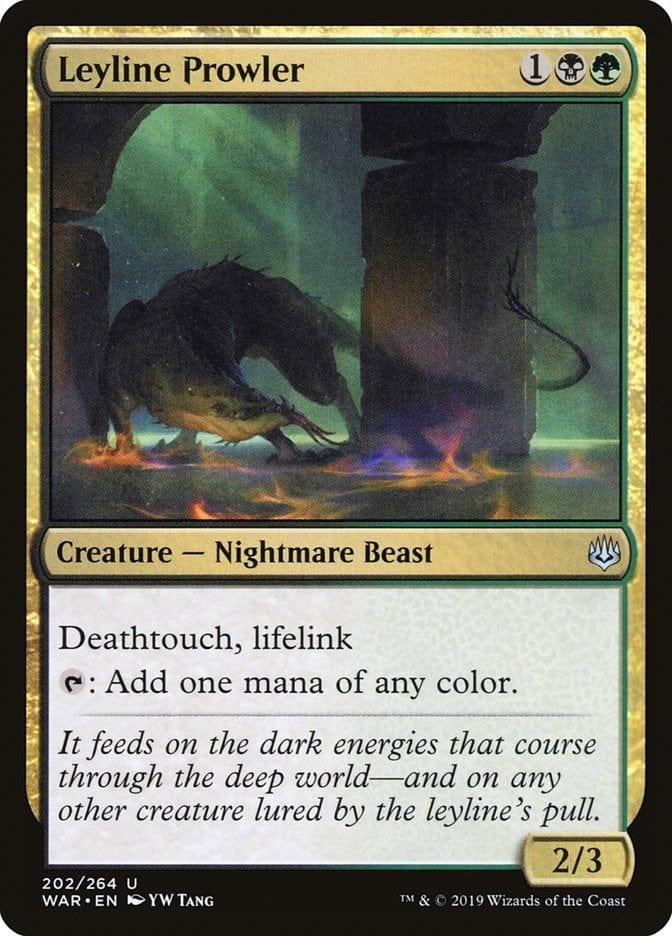 Magic: The Gathering MTG Single Leyline Prowler [War of the Spark]