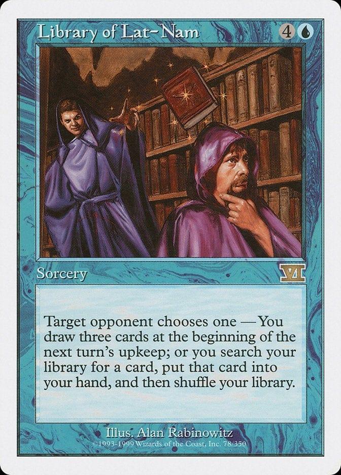 Magic: The Gathering MTG Single Library of Lat-Nam [Classic Sixth Edition]
