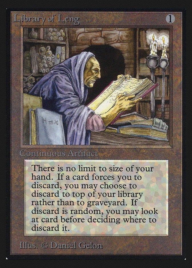Magic: The Gathering MTG Single Library of Leng [Collectors’ Edition]