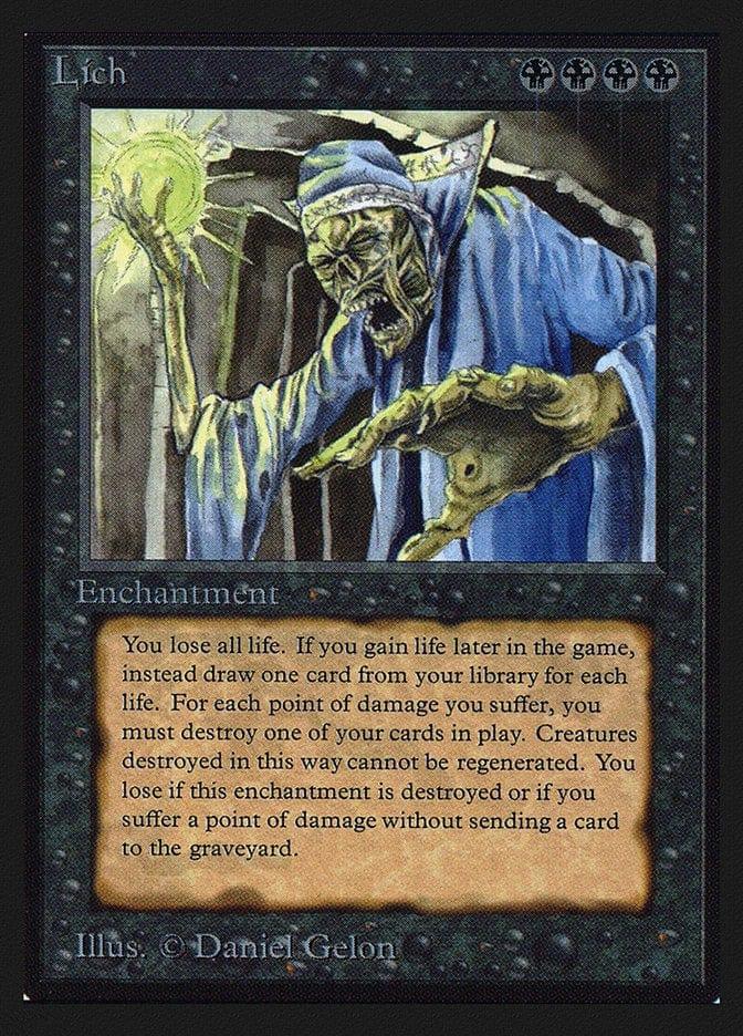 Magic: The Gathering MTG Single Lich [Collectors’ Edition]